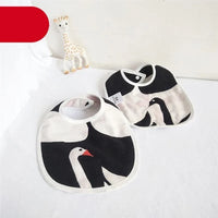 Two sides 100% Cotton Gauze Baby Bibs 6 Layers All Seasons Infant Unisex Clothing Accessories Bibs For Baby and Kids - BIG FRENCHIES