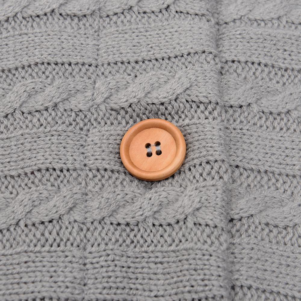 Handmade Wool Warm Baby Blanket Soft Baby Sleeping Bag Cotton Knitting Envelope Newborn Swadding Wrap Stroller blankets Gift for Shower - BIG FRENCHIES