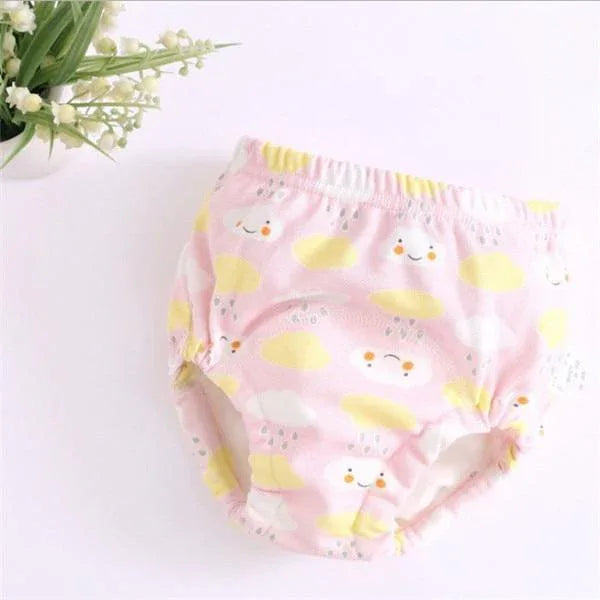 6 Layer Baby Cotton Training Pants Panties Cloth Diapers Reusable Child Nappies Breathable Diaper - BIG FRENCHIES