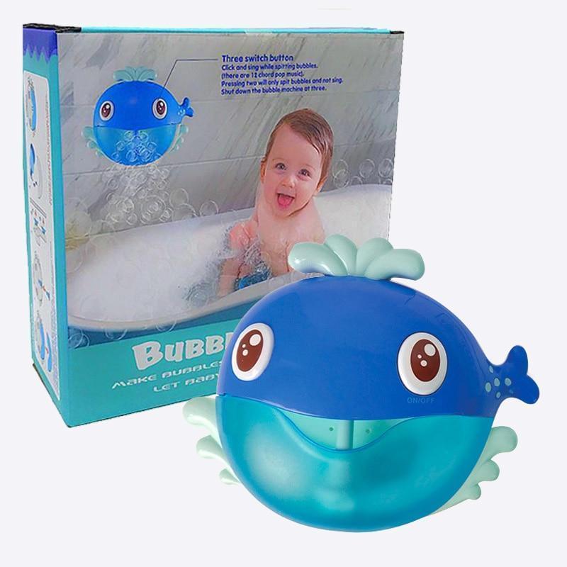 Baby Educational Bubble Machine Music Kids Bath Toy Bathtub Soap Automatic Bubble Maker Baby Bathroom Toy For Children - BIG FRENCHIES
