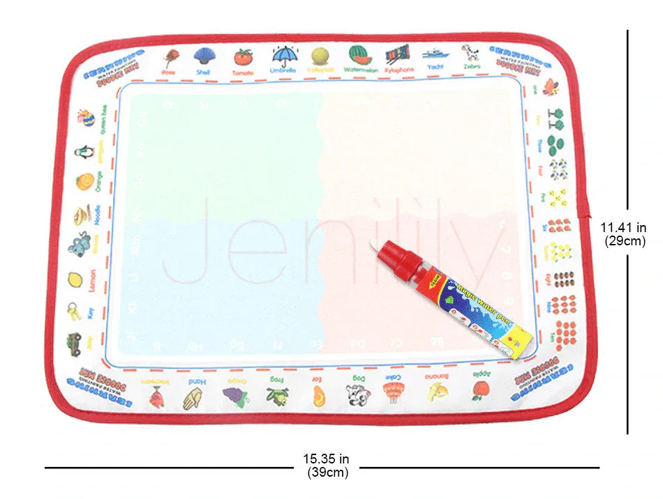 Baby Kids Drawing Water CDarpet with Magic Pen Doodle Painting Picture Water Drawing Play Mat in Drawing Toys Board Gift - BIG FRENCHIES
