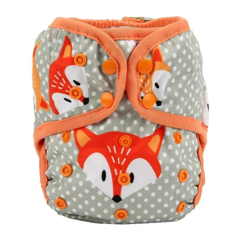 One Size Baby Cloth Diaper Cover Nappy Waterproof Double Gusset Design Adjustable Diapers For Babies - BIG FRENCHIES