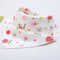 Cute Breathable Bibs Baby Feeding Cartoon Printing Super Absorbent Triangle Scarf Bib Cotton For Newborn Infant Girls And Boys - BIG FRENCHIES