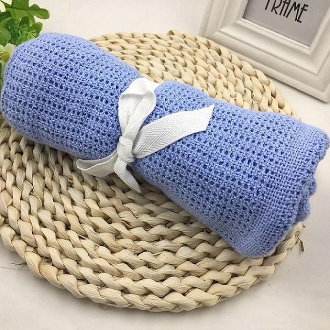 Baby Blanket Cotton Super Soft Blankets Newborn Swaddle Infant Wrap Bath Towel Girl Boy Stroller - BIG FRENCHIES