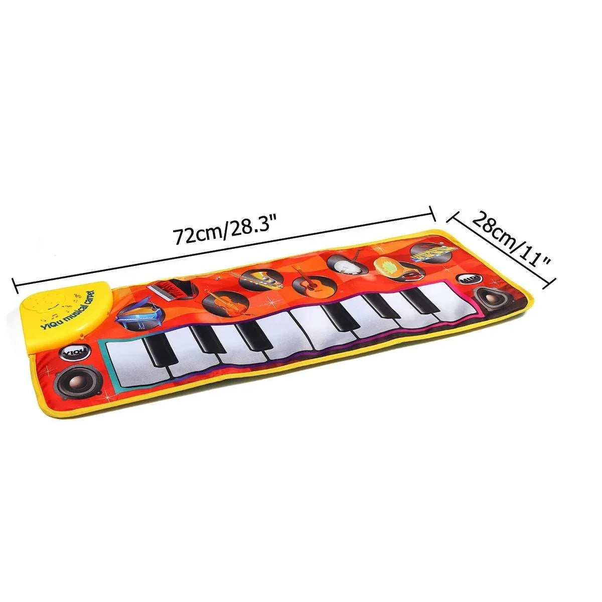 Kids Baby Early Education Music Piano Keyboard Carpet Musical Mat Touch Play Safety Learn Singing Toy For Kids - BIG FRENCHIES