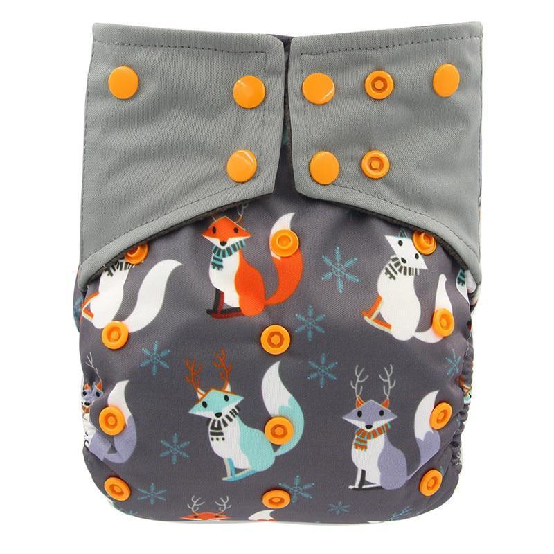 All-In-One Cloth Diaper for Baby Bamboo Charcoal Eco-friendly Baby Cloth Diaper - BIG FRENCHIES