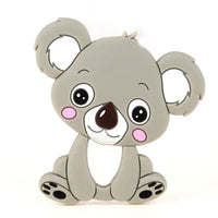 Baby Silicone Teethers BPA Free Teething Toy Animal Dog Koala Owl Elephant Baby Ring Teether Silicone Beads For Kids and Baby - BIG FRENCHIES