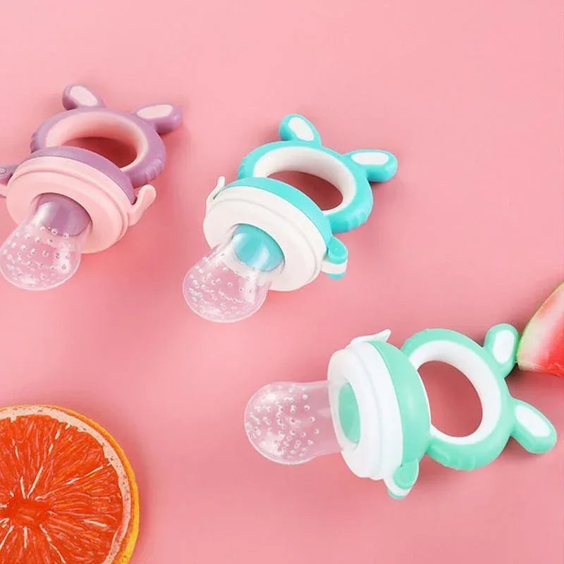 Modern NEW Baby Fresh Food Nibbler Pacifiers Feeder for Kids Fruit Feeding Nipple Safe Supplies Nipple Teat Pacifier For Baby and Kids - BIG FRENCHIES