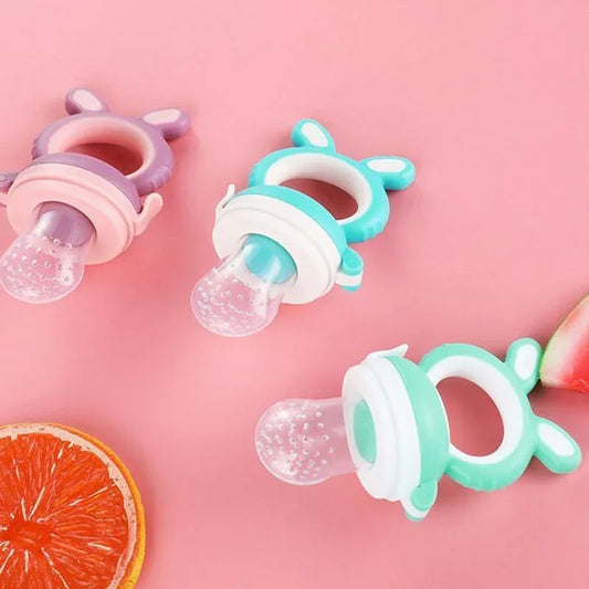 Modern NEW Baby Fresh Food Nibbler Pacifiers Feeder for Kids Fruit Feeding Nipple Safe Supplies Nipple Teat Pacifier For Baby and Kids - BIG FRENCHIES