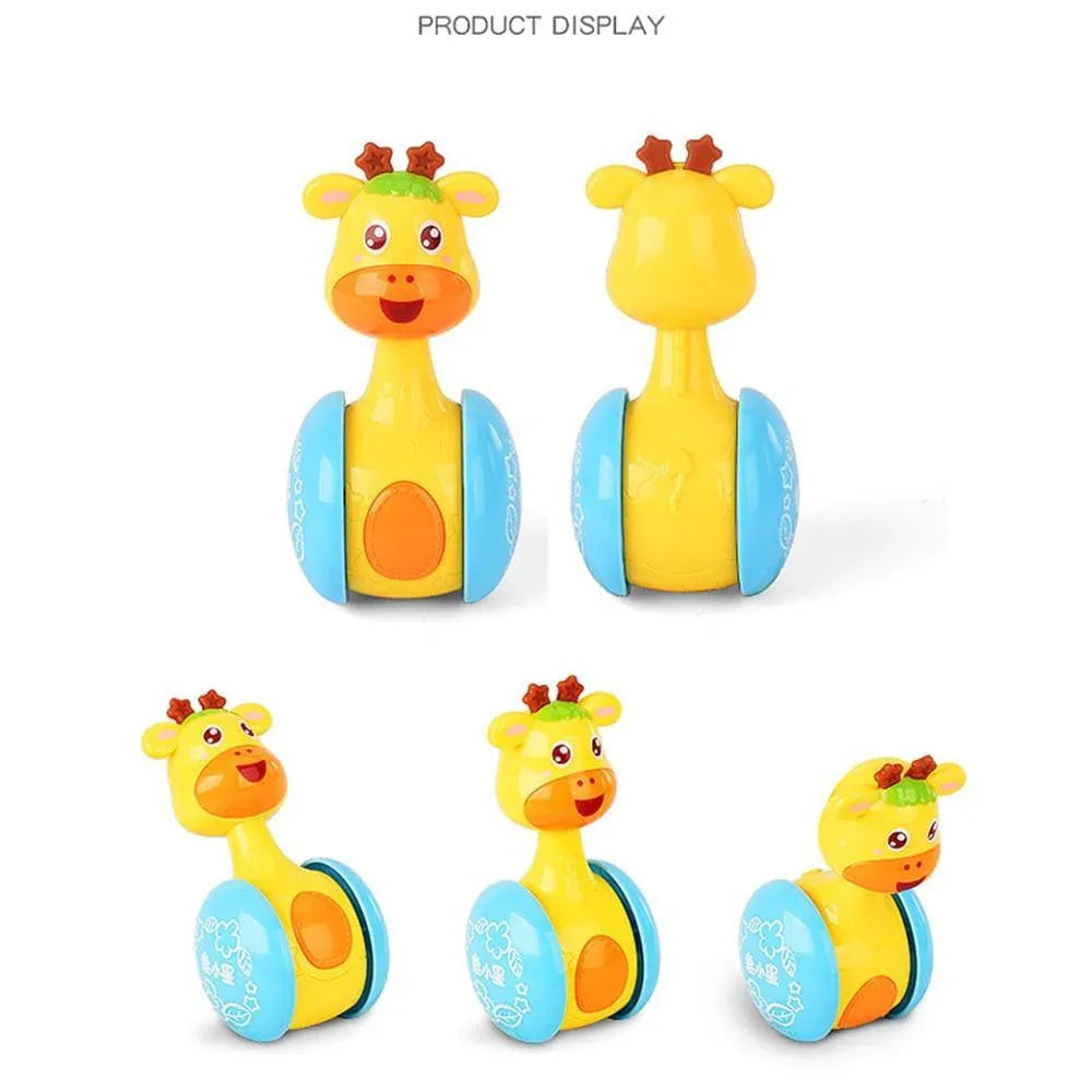 Baby Rattles Tumbler Doll Baby Toys Sweet Bell Music Roly-poly Learning Education Toys Baby Bell Baby Toys For Kids - BIG FRENCHIES