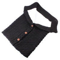 Handmade Wool Warm Baby Blanket Soft Baby Sleeping Bag Cotton Knitting Envelope Newborn Swadding Wrap Stroller blankets Gift for Shower - BIG FRENCHIES