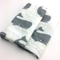 Baby Blankets Newborn Soft Organic Cotton Baby Blanket Muslin Swaddle Wrap Feeding Burp Cloth - BIG FRENCHIES