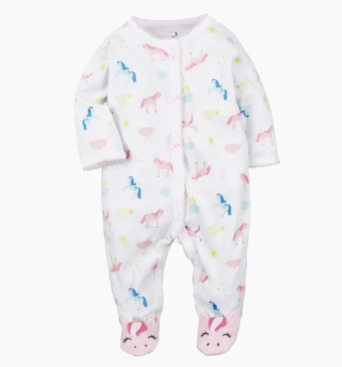 Baby Clothes Newborn Home Wear Cotton Baby Girl Romper Baby Costume Infant Boy Sleep Comfortable Pajamas - BIG FRENCHIES