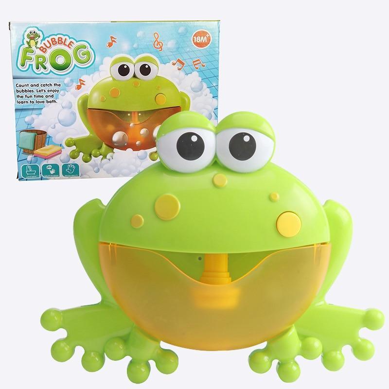 Baby Educational Bubble Machine Music Kids Bath Toy Bathtub Soap Automatic Bubble Maker Baby Bathroom Toy For Children - BIG FRENCHIES