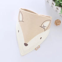 Cotton Cartoon Bandana Feeding Saliva Towel Waterproof Bibs For Baby Burp Accessory Adjustable Button Durable Baby Towels - BIG FRENCHIES