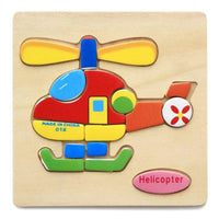 Wooden 3D Stevvex Modern Interesting Baby Learning Puzzles for Children Cartoon Animal Fruit Puzzles Intelligence Kids Children Educational Toy - BIG FRENCHIES