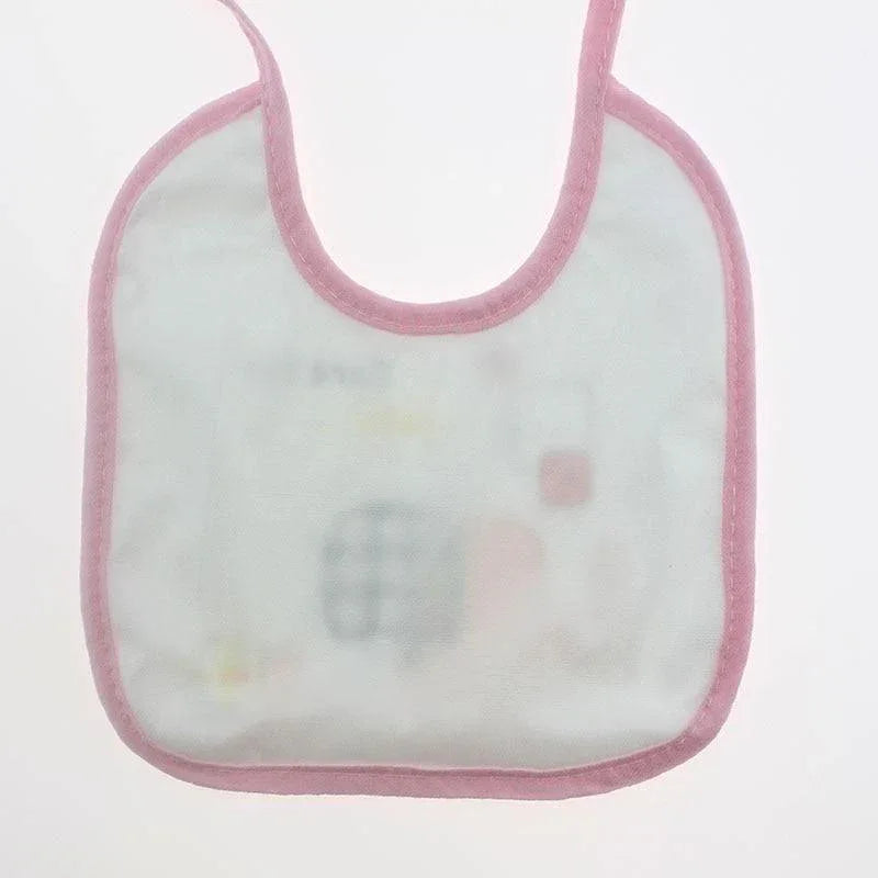 Soft Newborn Cotton Elephant Feeding Burp Cloth Waterproof Infant Animal Double Layer Bandana Feeding Bib For Kids - BIG FRENCHIES