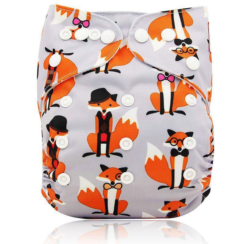 Baby Cloth Diapers Reusable Nappies Character Unisex Baby Care Pants Waterproof Pocket Cloth Diaper For Baby - BIG FRENCHIES