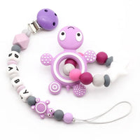 Modern Handmade Pacifier Clips Holder Chain Teething Silicone Pacifier Chains Holder For Baby For Pacifier - BIG FRENCHIES