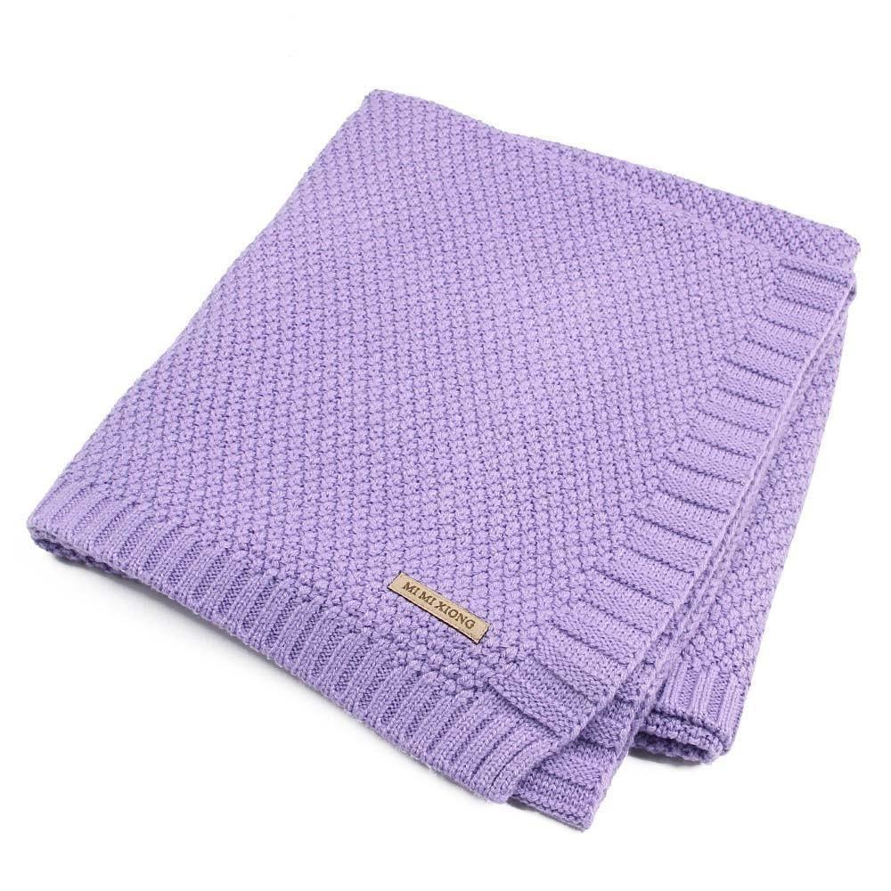 Baby Blanket Knitted Newborn Swaddle Wrap Blankets Super Soft Toddler Infant Bedding Quilt For Bed Sofa Basket Stroller - BIG FRENCHIES