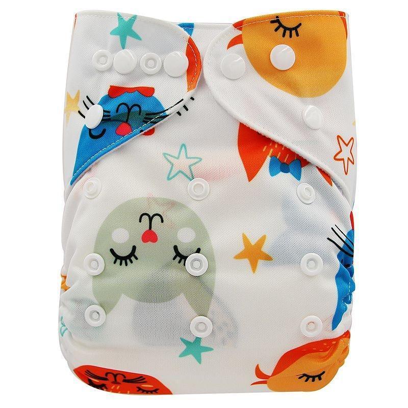 Baby Cloth Diapers Reusable Nappies Character Unisex Baby Care Pants Waterproof Pocket Cloth Diaper For Baby - BIG FRENCHIES
