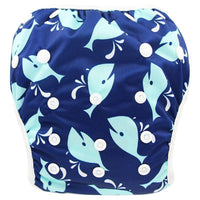 Baby Swimming Waterproof Adjustable Reusable Washable Cloth Pool Pant Diaper Cover - BIG FRENCHIES