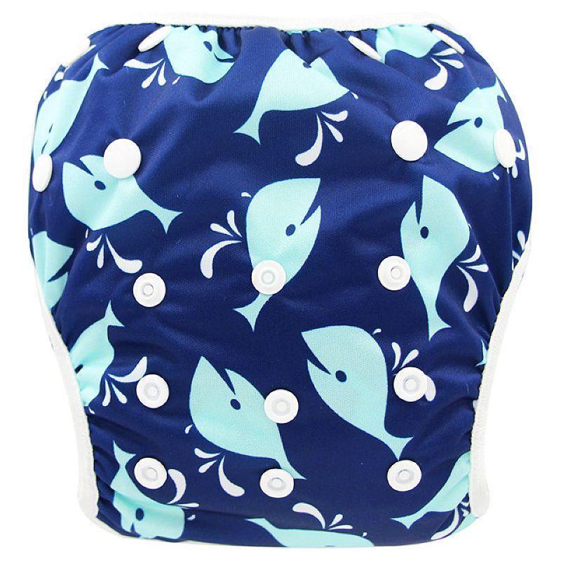 Baby Swimming Waterproof Adjustable Reusable Washable Cloth Pool Pant Diaper Cover - BIG FRENCHIES