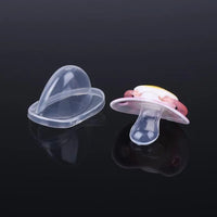 Pacifier with Antidust Lid Safe Newborn Infant Toddler Baby Pacifier Silicone Nipple Soother Infant Pacifier For Baby - BIG FRENCHIES