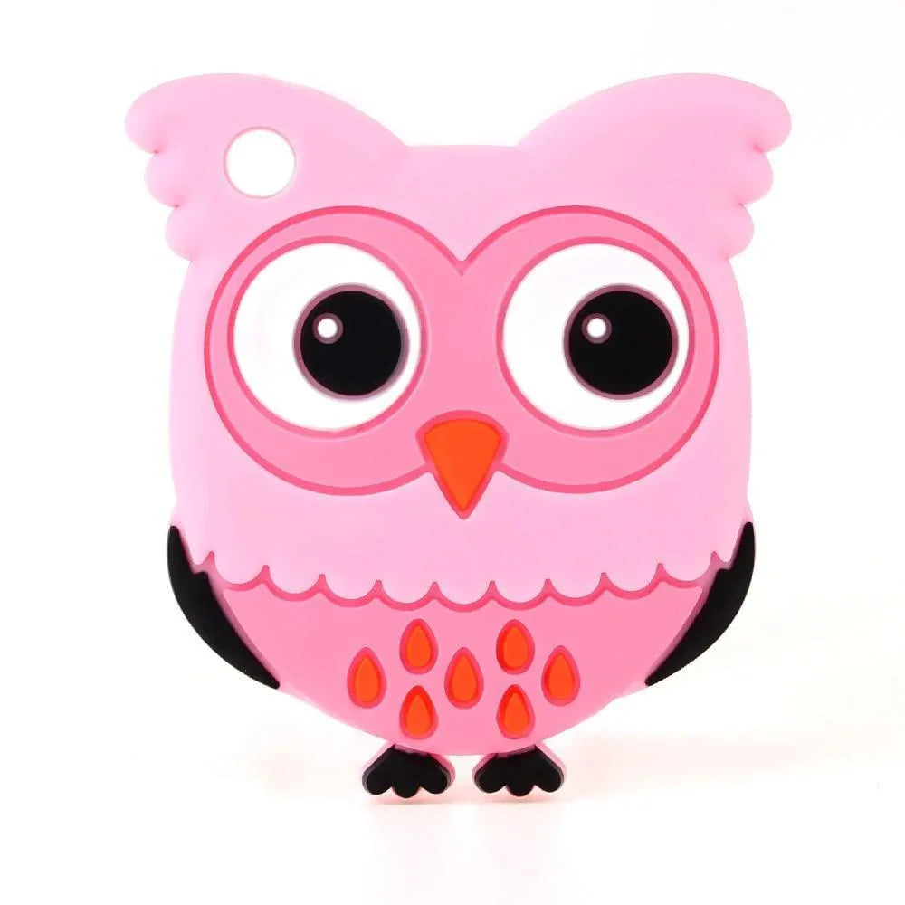 Baby Silicone Teethers BPA Free Teething Toy Animal Dog Koala Owl Elephant Baby Ring Teether Silicone Beads For Kids and Baby - BIG FRENCHIES