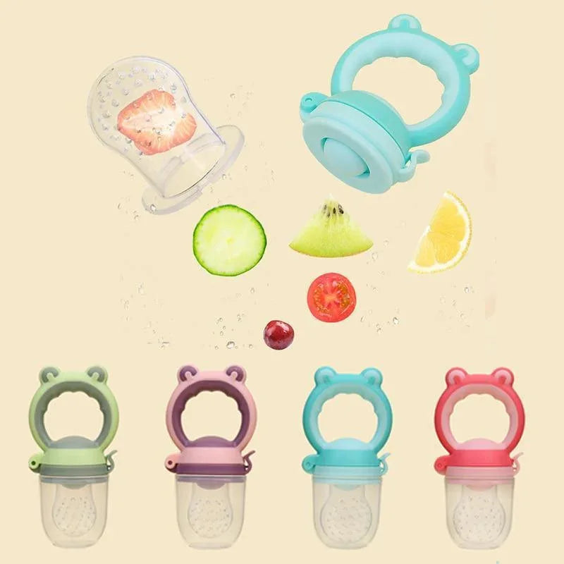 Baby Pacifier Fresh Food Kids Fruit Feeder Nipples Feeding Safe Baby Supplies Nipple Pacifier Holder - BIG FRENCHIES
