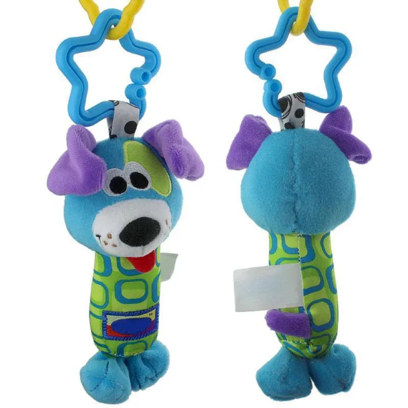 Colorful Baby Kids Rattle Toys Cartoon Animal Plush Hand Bell Baby Stroller Crib Hanging Rattles For Infant Baby Toys - BIG FRENCHIES