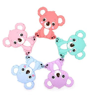 1pc Unique Baby Koala Silicone Teether Teething Chew Toy Nursing Tool Pendant Food Grade Silicone - BIG FRENCHIES