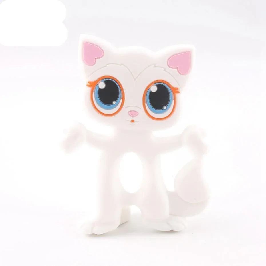 Silicone Teethers Food Grade Tiny Rod Teething Baby Shower Gifts Cartoon Animals Teether Let's Make 1pc - BIG FRENCHIES