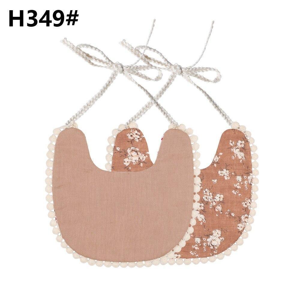 Handmade Luxury Floral Baby Bib Accessories Burp Cloths Newborn Baby Boy Girl Kids Cartoon Bibs 100% Cotton Linen Waterproof Saliva Bib For Kids - BIG FRENCHIES