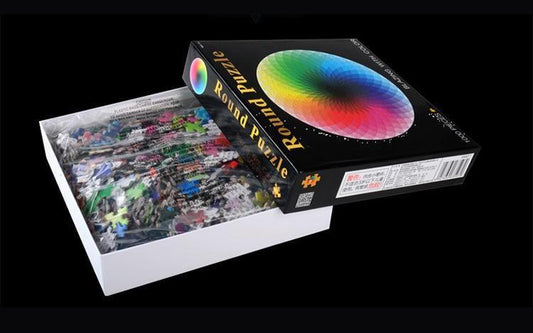 1000PCS/SETColorful Rainbow Round Geometrical Photo Planet Puzzle Adult Kids Educational Toy Puzzle - BIG FRENCHIES