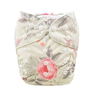 Baby One Size Fits All Reusable Baby Cloth Diaper with Microfiber Insert Diaper For Baby Boys and Baby Girls In Modern New Printed Design - BIG FRENCHIES