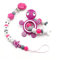 Modern Handmade Pacifier Clips Holder Chain Teething Silicone Pacifier Chains Holder For Baby For Pacifier - BIG FRENCHIES
