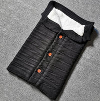 Handmade Wool Warm Baby Blanket Soft Baby Sleeping Bag Cotton Knitting Envelope Newborn Swadding Wrap Stroller blankets Gift for Shower - BIG FRENCHIES