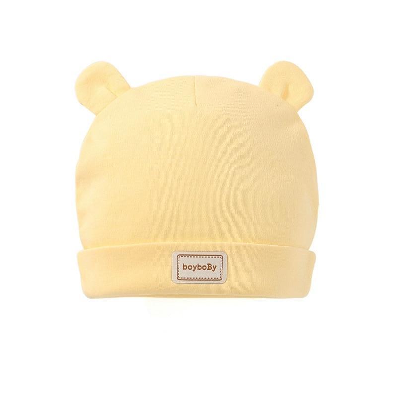 Cute Kids Hat Cap with Bibs Candy Solid Colors Beanies Cotton Born Baby Hat Bibs Toddler Infant Caps For Kids Baby - BIG FRENCHIES