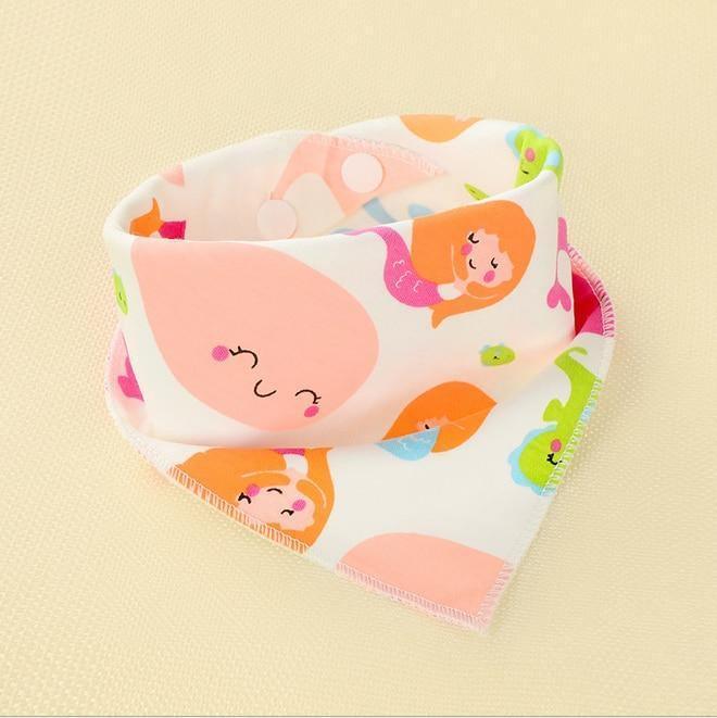 Infant Kids Baby Unisex Feeding Saliva Towel Dribble Triangle Bandana Bibs Burp Cloths Baby Gifts - BIG FRENCHIES