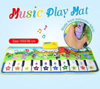 Animals Musical Mat Carpet with 10 Keys Record Function Animal Sounds Play Touch Piano Educational Toys For Kids - BIG FRENCHIES