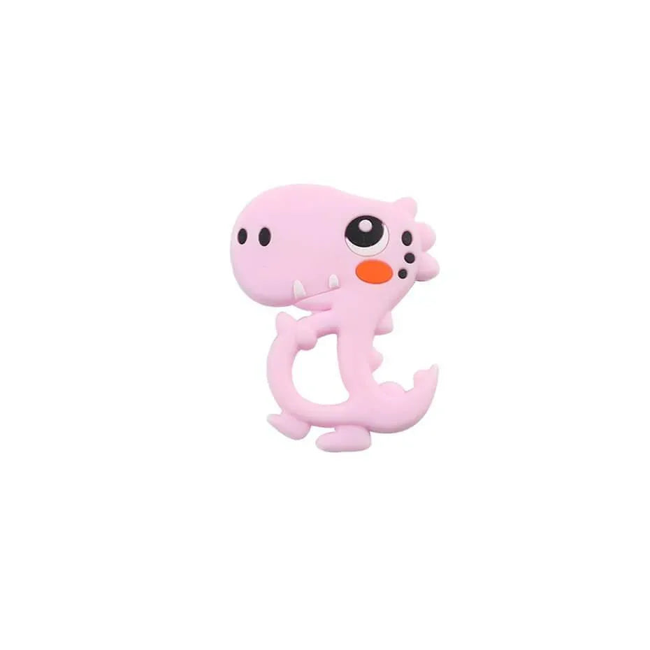 Silicone Teethers Food Grade Tiny Rod Teething Baby Shower Gifts Cartoon Animals Teether Let's Make 1pc - BIG FRENCHIES