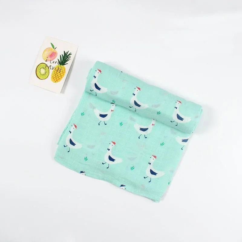 Newborn Swaddle Baby Multi-use Bamboo Cotton Blanket Infant Newborn Baby Wrap Blanket For Girls And Boys - BIG FRENCHIES