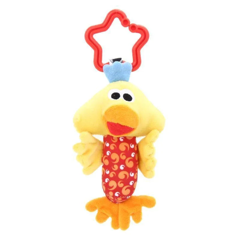 Colorful Baby Kids Rattle Toys Cartoon Animal Plush Hand Bell Baby Stroller Crib Hanging Rattles For Infant Baby Toys - BIG FRENCHIES
