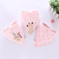Cotton Cartoon Bandana Feeding Saliva Towel Waterproof Bibs For Baby Burp Accessory Adjustable Button Durable Baby Towels - BIG FRENCHIES