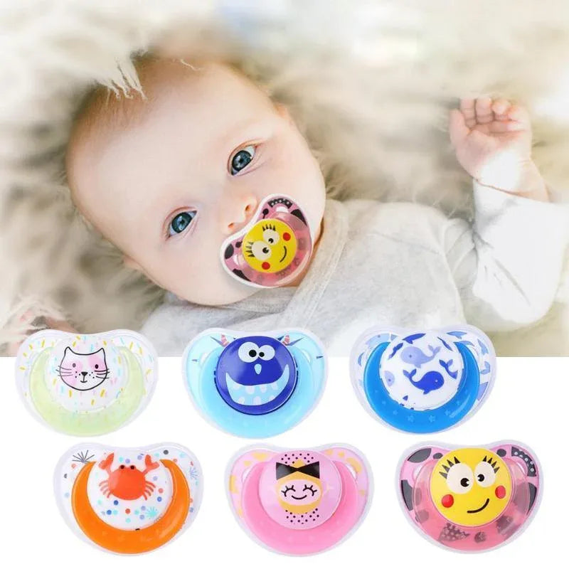 Pacifier with Antidust Lid Safe Newborn Infant Toddler Baby Pacifier Silicone Nipple Soother Infant Pacifier For Baby - BIG FRENCHIES