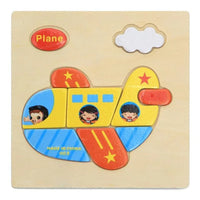 Wooden 3D Stevvex Modern Interesting Baby Learning Puzzles for Children Cartoon Animal Fruit Puzzles Intelligence Kids Children Educational Toy - BIG FRENCHIES