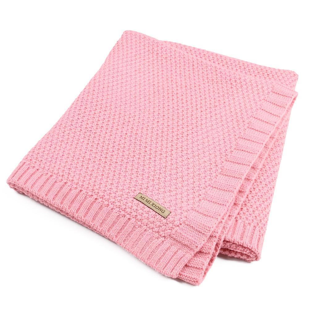 Baby Blanket Knitted Newborn Swaddle Wrap Blankets Super Soft Toddler Infant Bedding Quilt For Bed Sofa Basket Stroller - BIG FRENCHIES