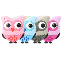 Owl Silicone Teethers Food Grade For Baby Teething Silicone Beads Teething Toddler Toys For Kids - BIG FRENCHIES