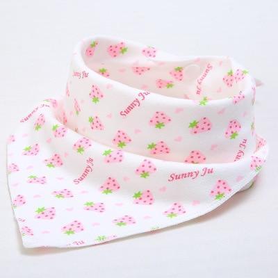 Cute Breathable Bibs Baby Feeding Cartoon Printing Super Absorbent Triangle Scarf Bib Cotton For Newborn Infant Girls And Boys - BIG FRENCHIES